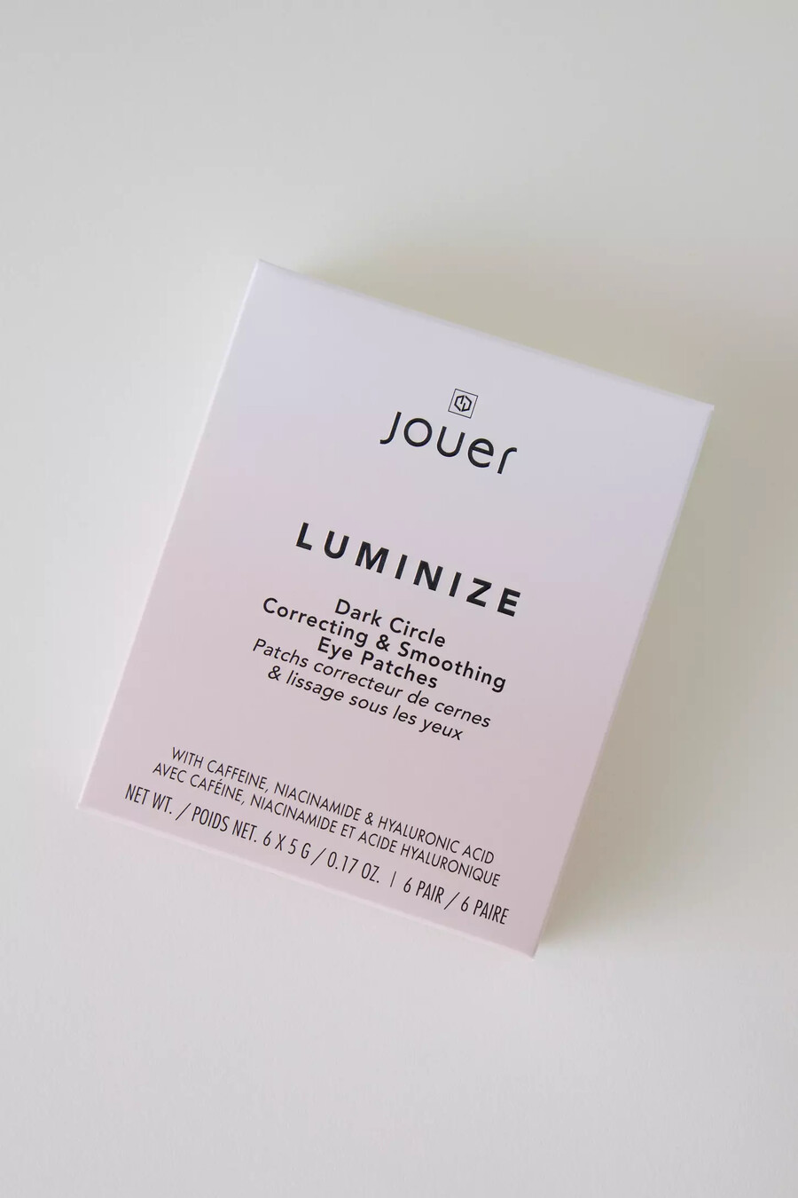 jouer cosmetics luminize augenpads zur korrektur und glättung von augenringen 6er-set