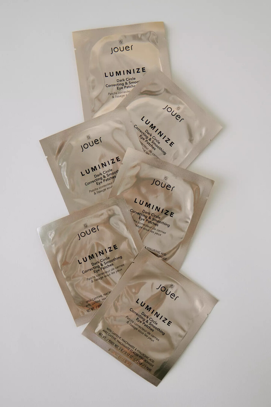 jouer cosmetics luminize augenpads zur korrektur und glättung von augenringen 6er-set