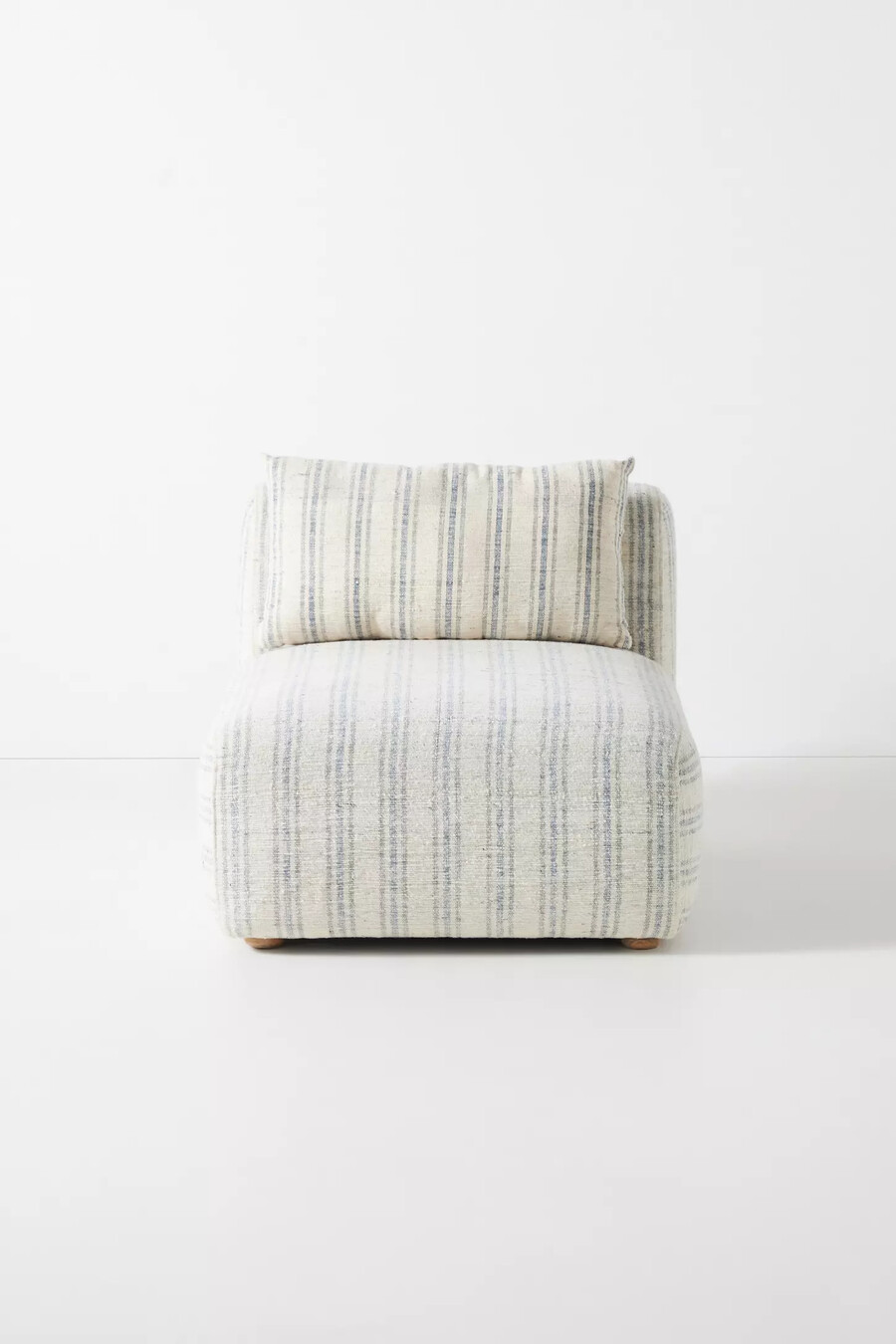 boro stripe kori modularer armloser stuhl