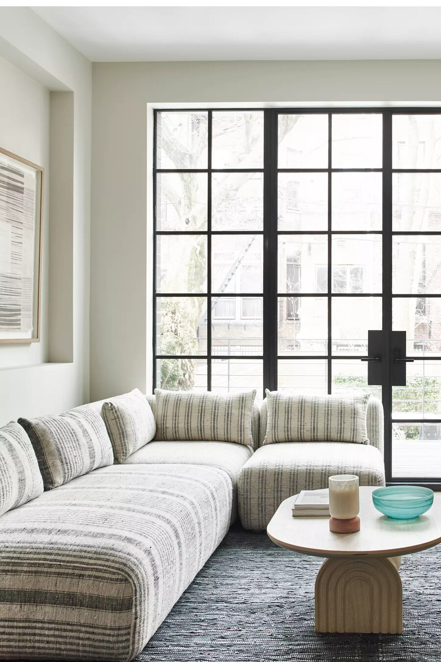 boro stripe kori modulares armloses sofa
