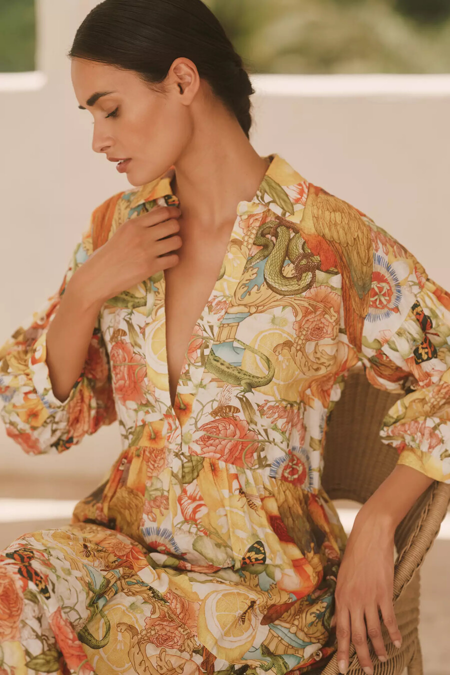 das bedruckte hemdkleid carolita von emily carter x celandine