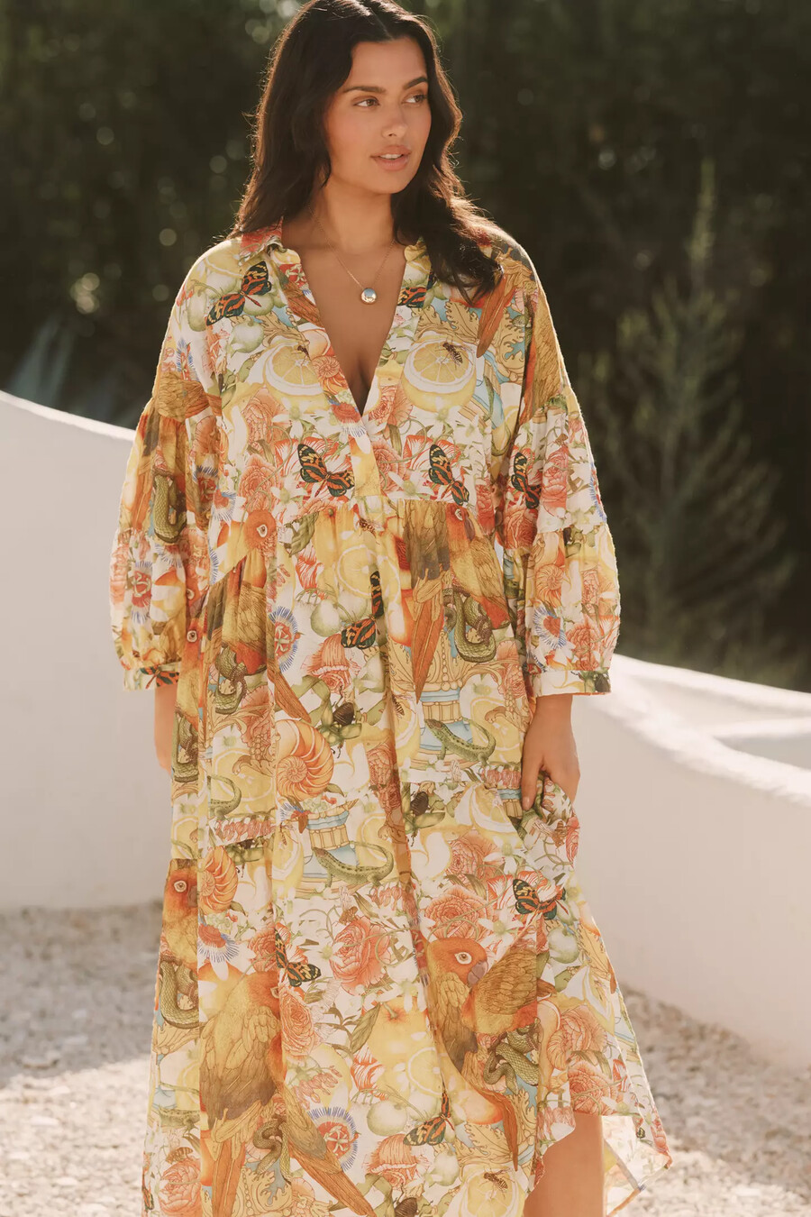 das bedruckte hemdkleid carolita von emily carter x celandine