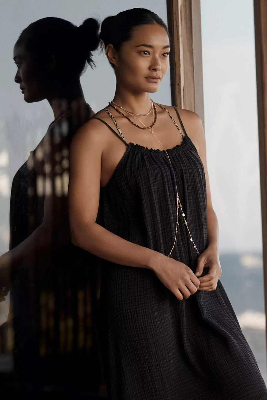 malika gaze-kleid von anthropologie