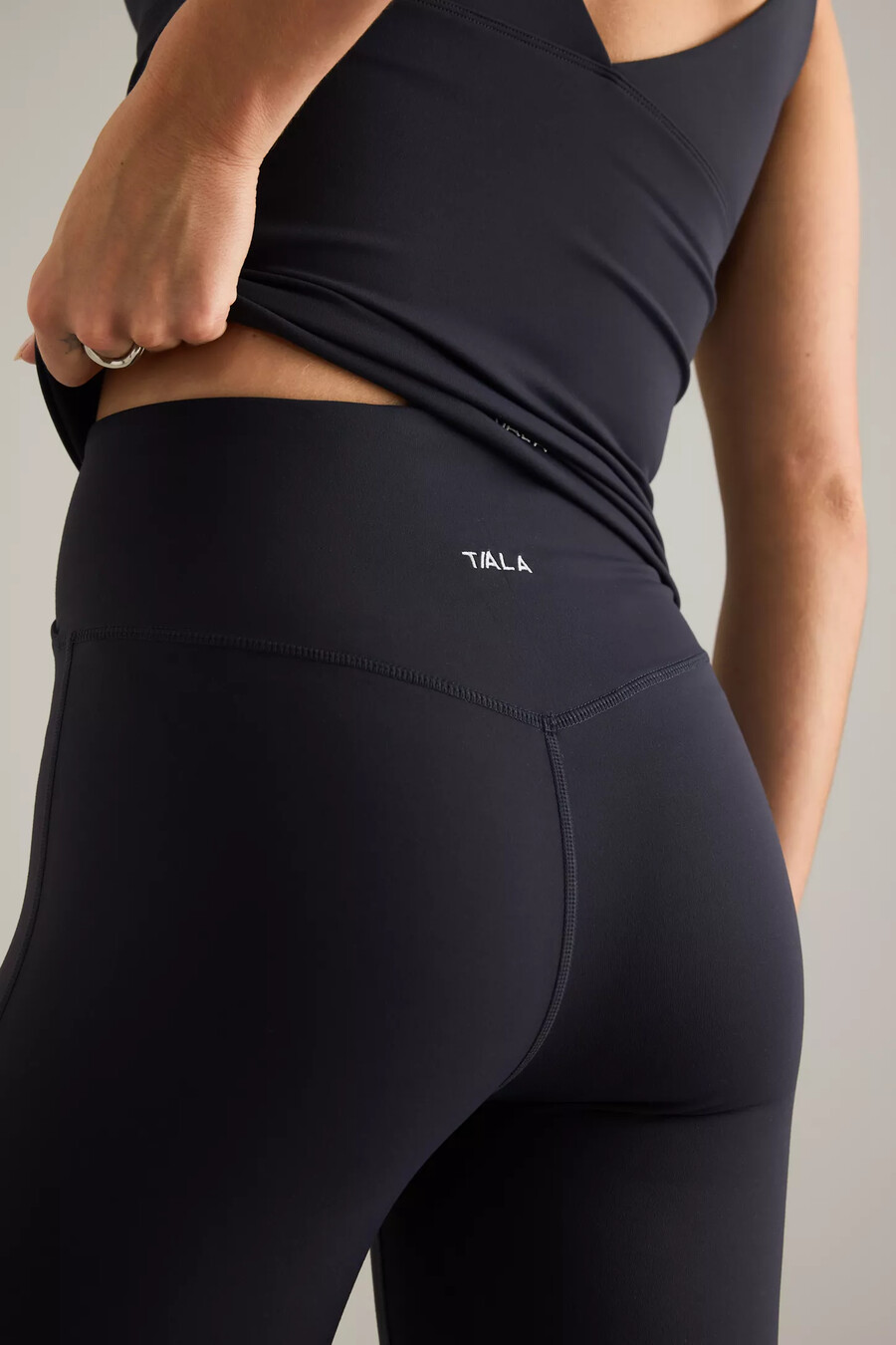tala dayflex wrap high-rise flare trousers 30