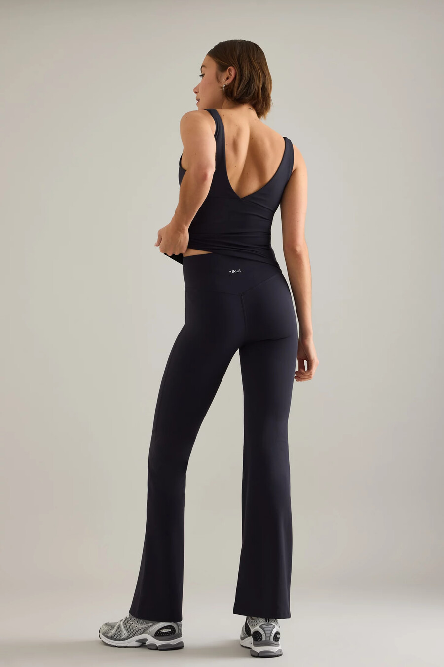 tala dayflex wrap high-rise flare trousers 30
