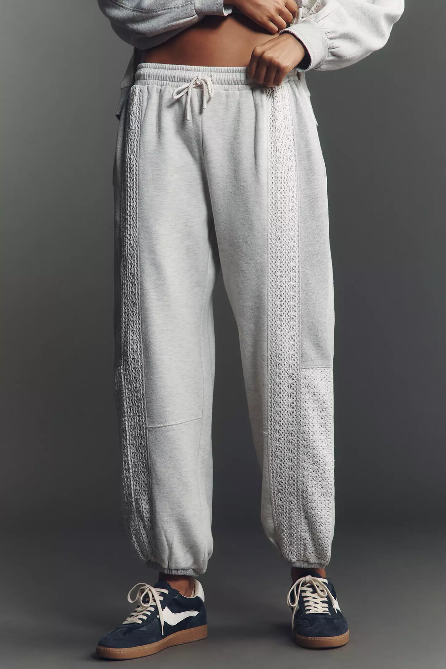 jogginghose mit spitzeneinsatz für den alltag
