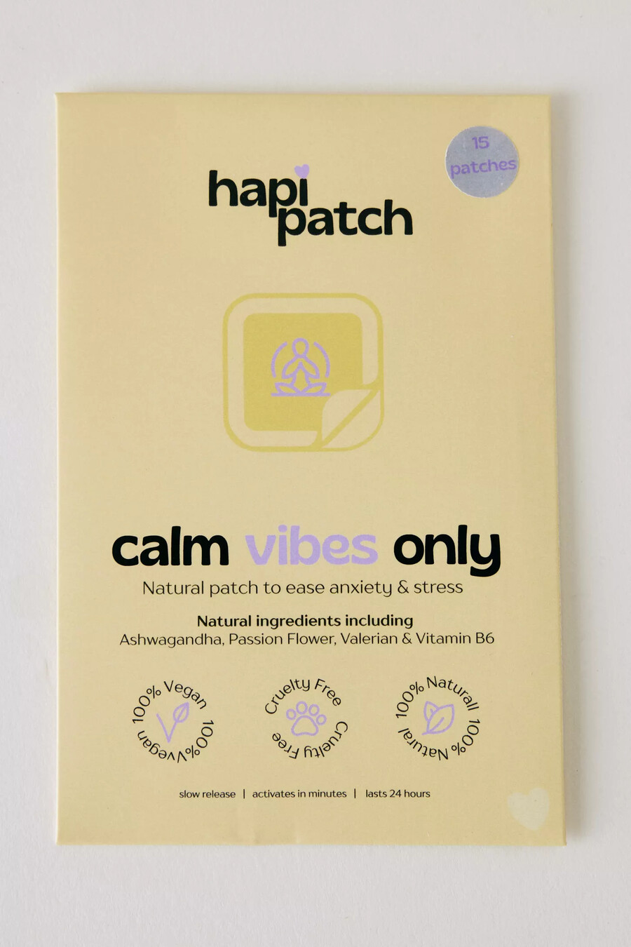 hapi patch „nur beruhigende stimmung-pflaster 15er-packung